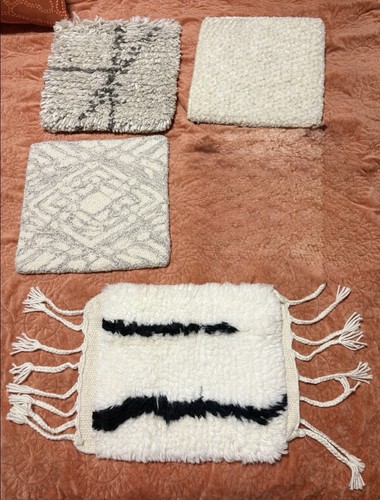 Crate barrel rug samples lot - barrel,