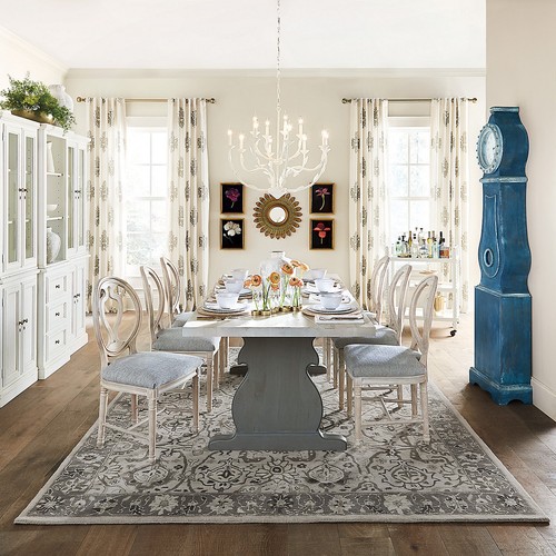 Catherine grey wool tufted - wool,