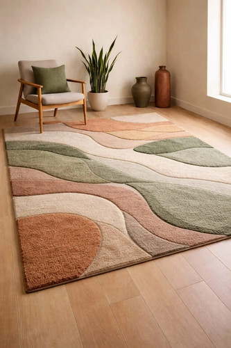 Modern abstract hand tufted - modern,