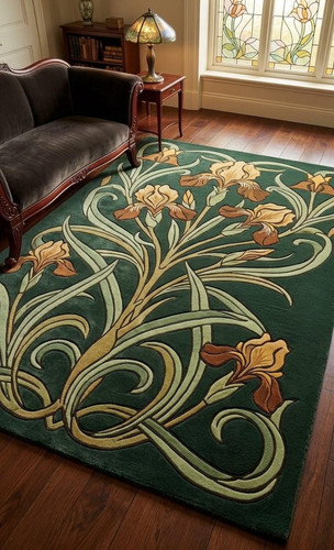 Art nouveau green - nouveau,
