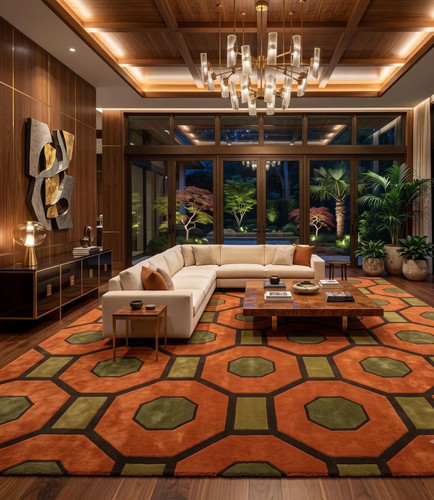 Mid century modern geometric - century,